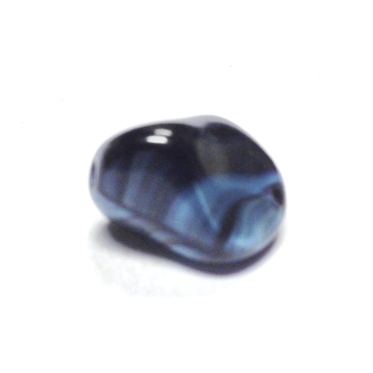 9X11 Sapphire Blue Nugget Bead (72 pieces)