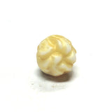 12MM Topaz/White Fancy Glass Bead (36 pieces)