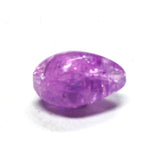 15X11MM Amethyst Crackle Pear Bead (72 pieces)
