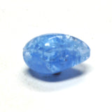15X11MM Blue Crackle Pear Bead (72 pieces)
