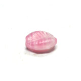 10X7MM Pink Glass Leaf Bead (72 pieces)
