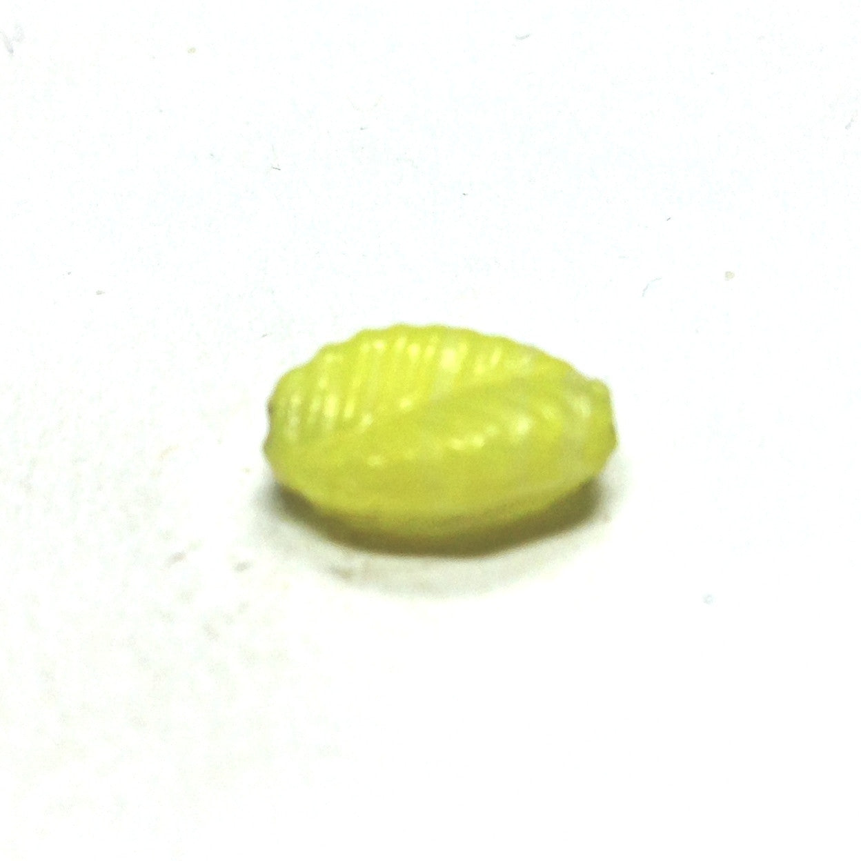 10X7MM Yellow Glass Leaf Bead (72 pieces)