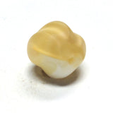 15MM Beige Glass Nugget Bead (36 pieces)