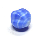15MM Blue Glass Nugget Bead (36 pieces)