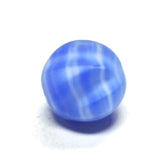 15MM Blue Glass Nugget Bead (36 pieces)