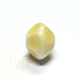12MM Beige Glass Faceted Rondel Bead (36 pieces)