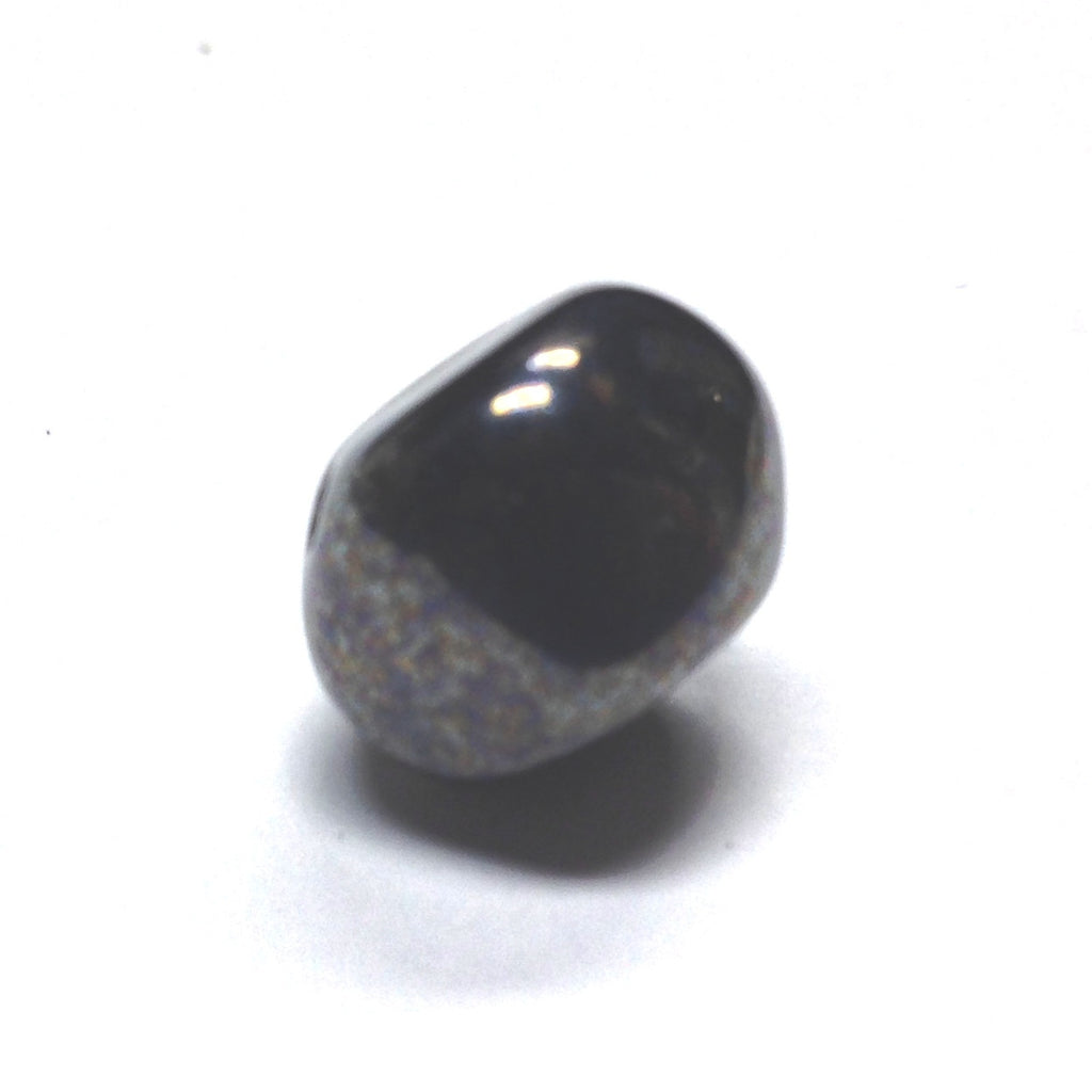 6MM Gunmetal Glass Nugget Bead (144 pieces)