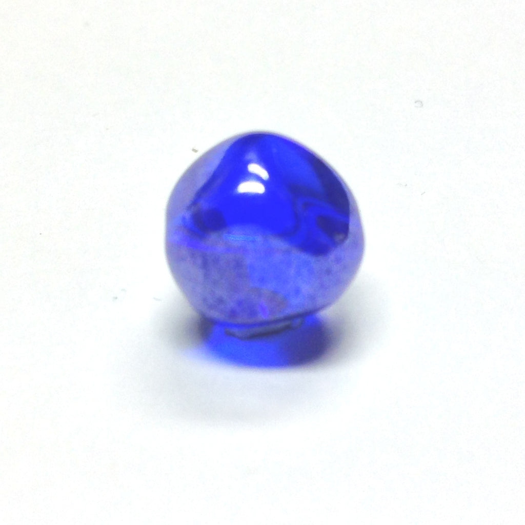 6MM Sapphire Blue Glass Nugget Bead (144 pieces)