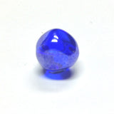10MM Sapphire Blue Glass Nugget Bead. (36 pieces)