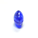 8MM Sapphire Blue Luster Glass Fluted Rondel Bead (100 pieces)