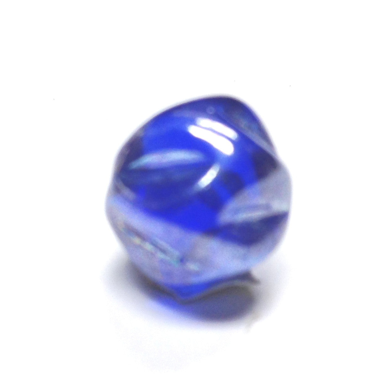 10MM Sapphire Blue Luster Nugget Bead (36 pieces)