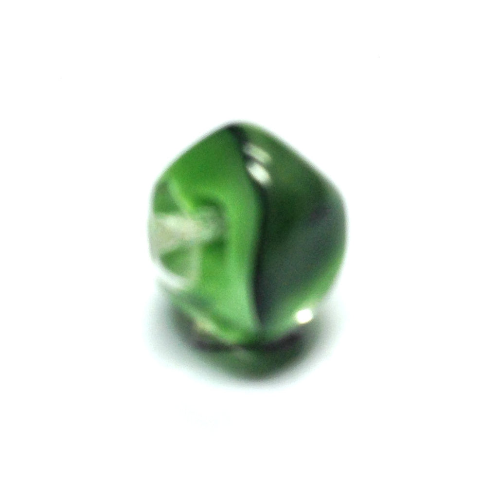10MM Green Glass Nugget Bead (72 pieces)