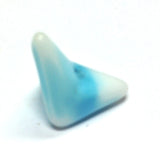 Aqua Glass Interlock Bead (36 pieces)