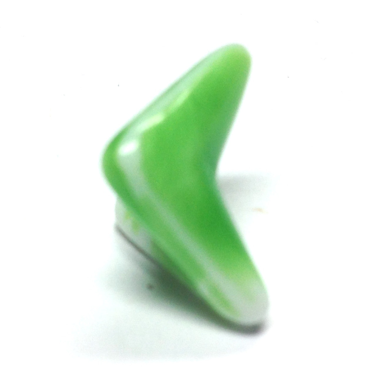 Green Glass Interlock Bead (36 pieces)