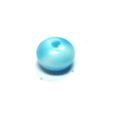 8MM Blue Glass Rondel Bead (144 pieces)