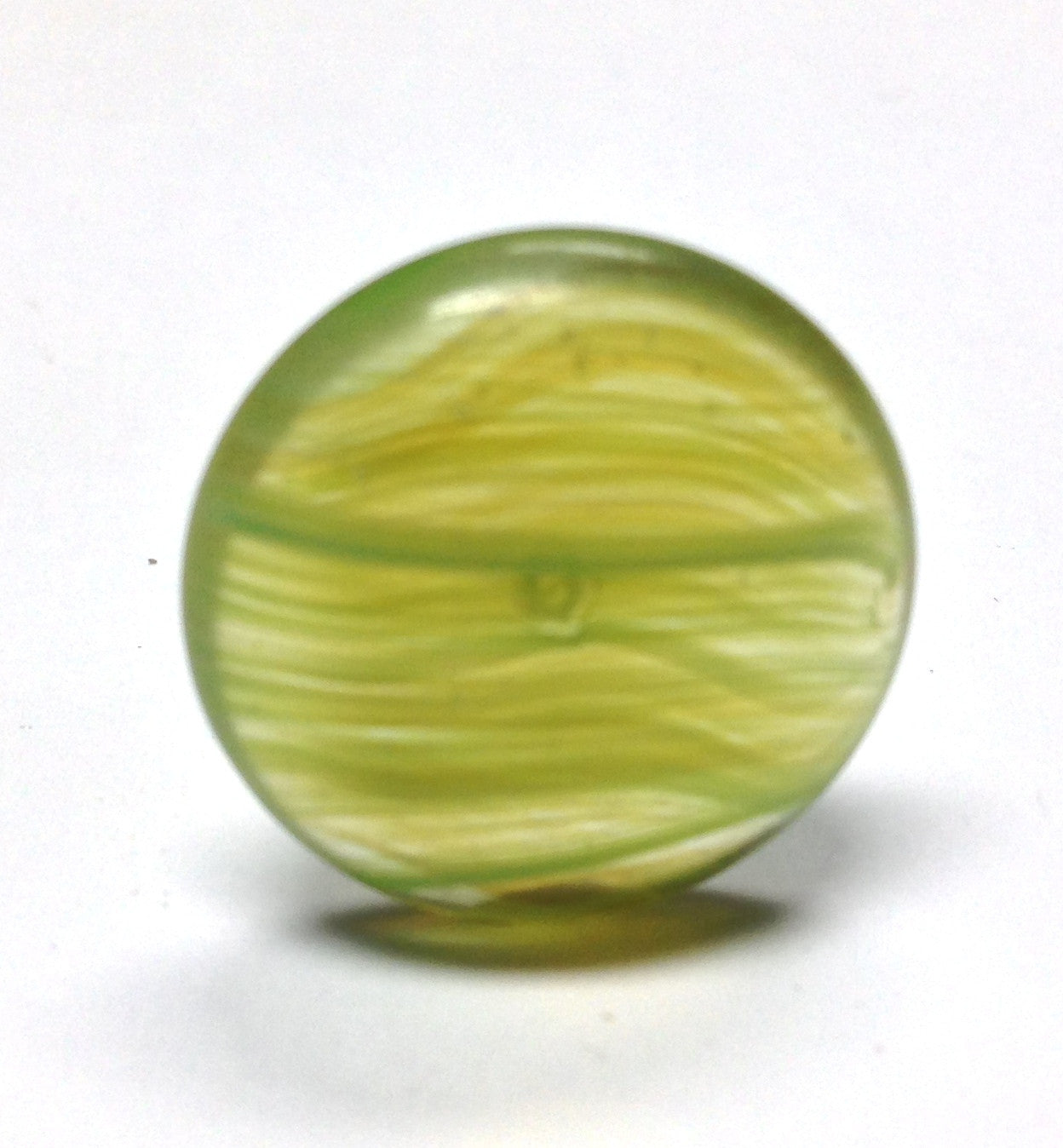 18MM Green Striated Glass Cab (12 pieces)