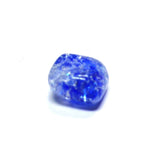 12MM Sapphire Blue Crackle Glass Bead (36 pieces)