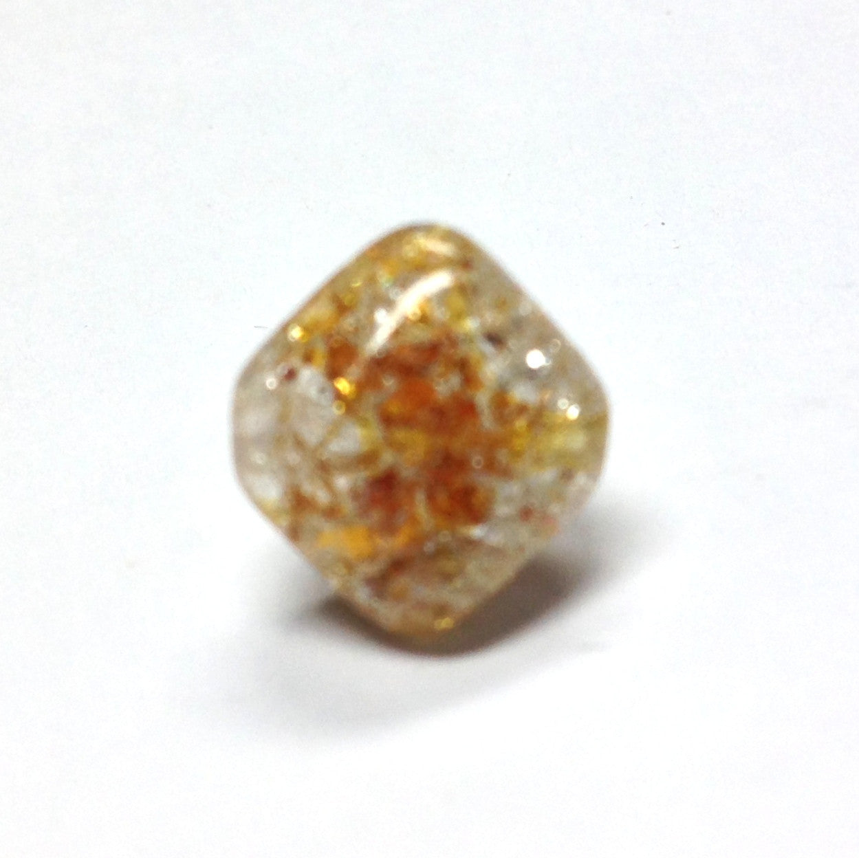 12MM Topaz Crackle Glass Bead (36 pieces)