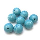 12MM Turquoise "Granite" Beads (144 pieces)