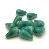 8X13MM Jade "Granite" Pear Beads (72 pieces)