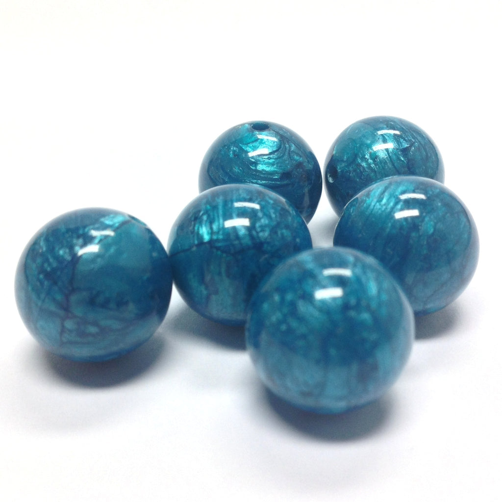 10MM Blue "Zenith" Round Bead (144 pieces)