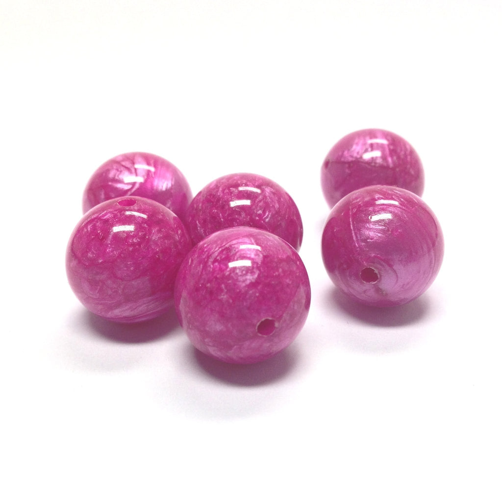 10MM Fuchsia"Zenith"Round Bead (144 pieces)