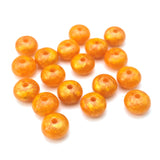 8MM Orange "Zenith" Rondelle (102 pieces)
