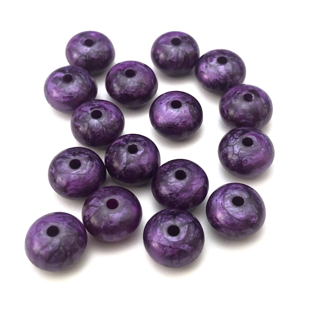 8MM Purple "Zenith" Rondelle (288 pieces)