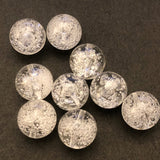 18MM Crystal "Bubbles" Beads (36 pieces)