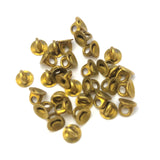 4MM Raw Brass Button Shank (500 pieces)