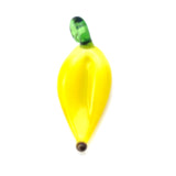 Yellow Banana Glass Fruit Drop (36 pieces)
