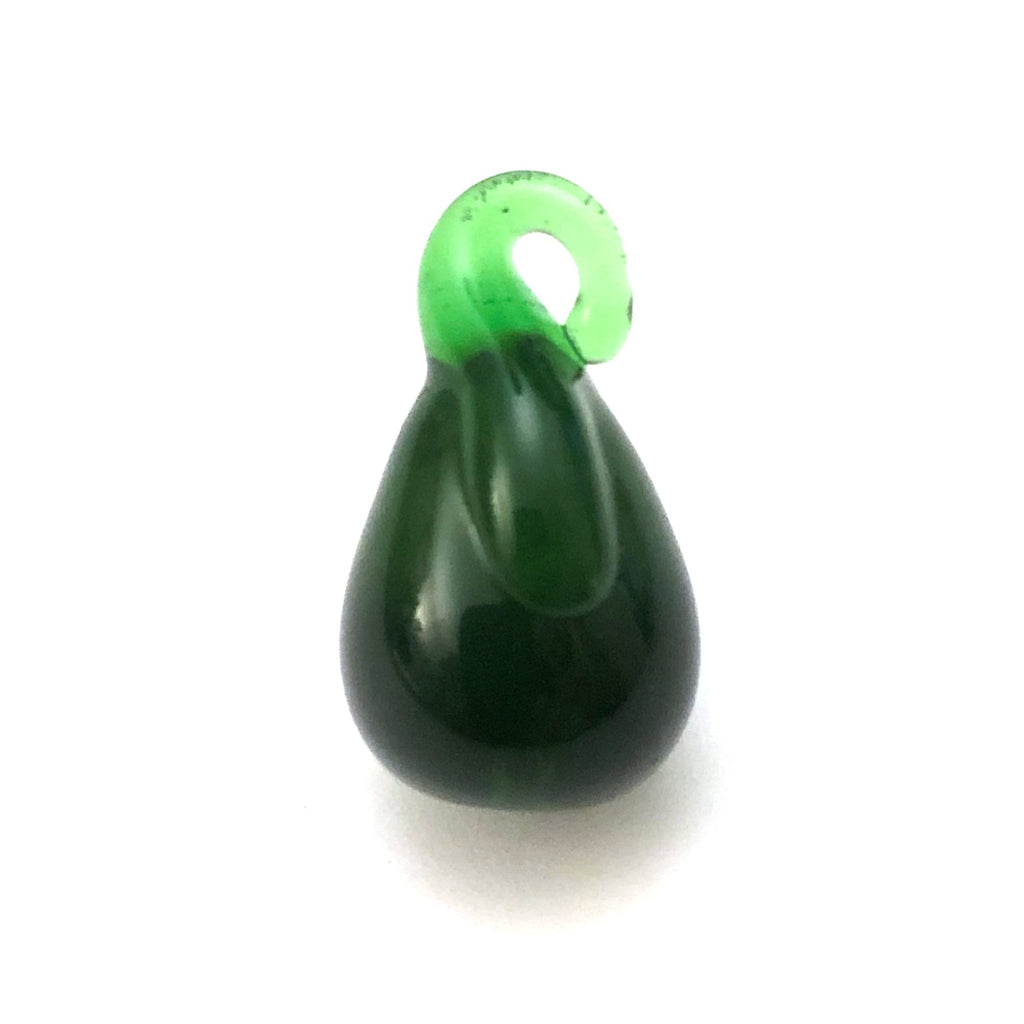 Green Pear Glass Fruit Drop (36 pieces)