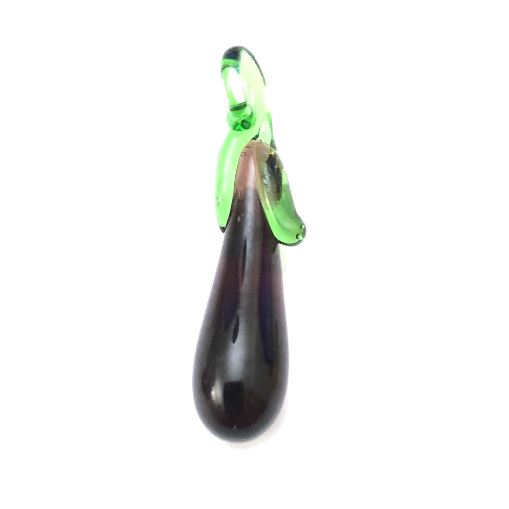 Purple Eggplant Glass Fruit Drop (36 pieces)