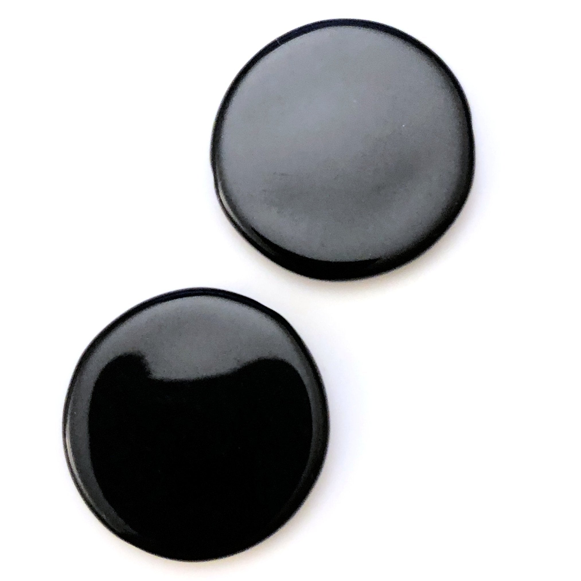 22MM Black Disc Bead (36 pieces)