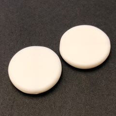 30MM White Disc Bead (24 pieces)