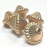 9MM Hamilton Gold Mushroom Bead (72 pieces)