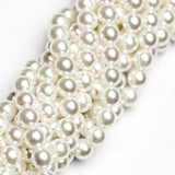 5MM White Pearl Beads 60"