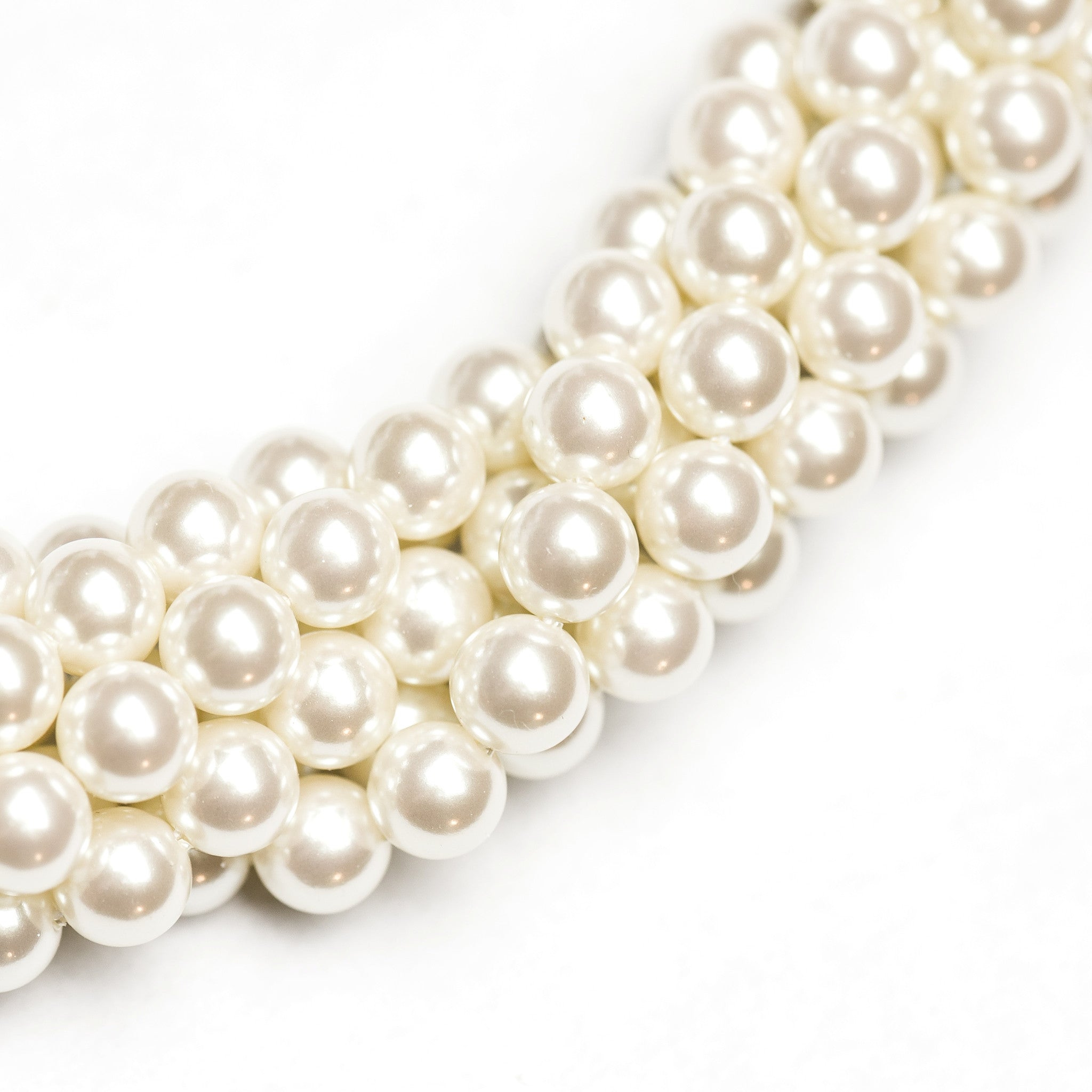 8MM Kiska Pearl Beads 60" (6 strands)