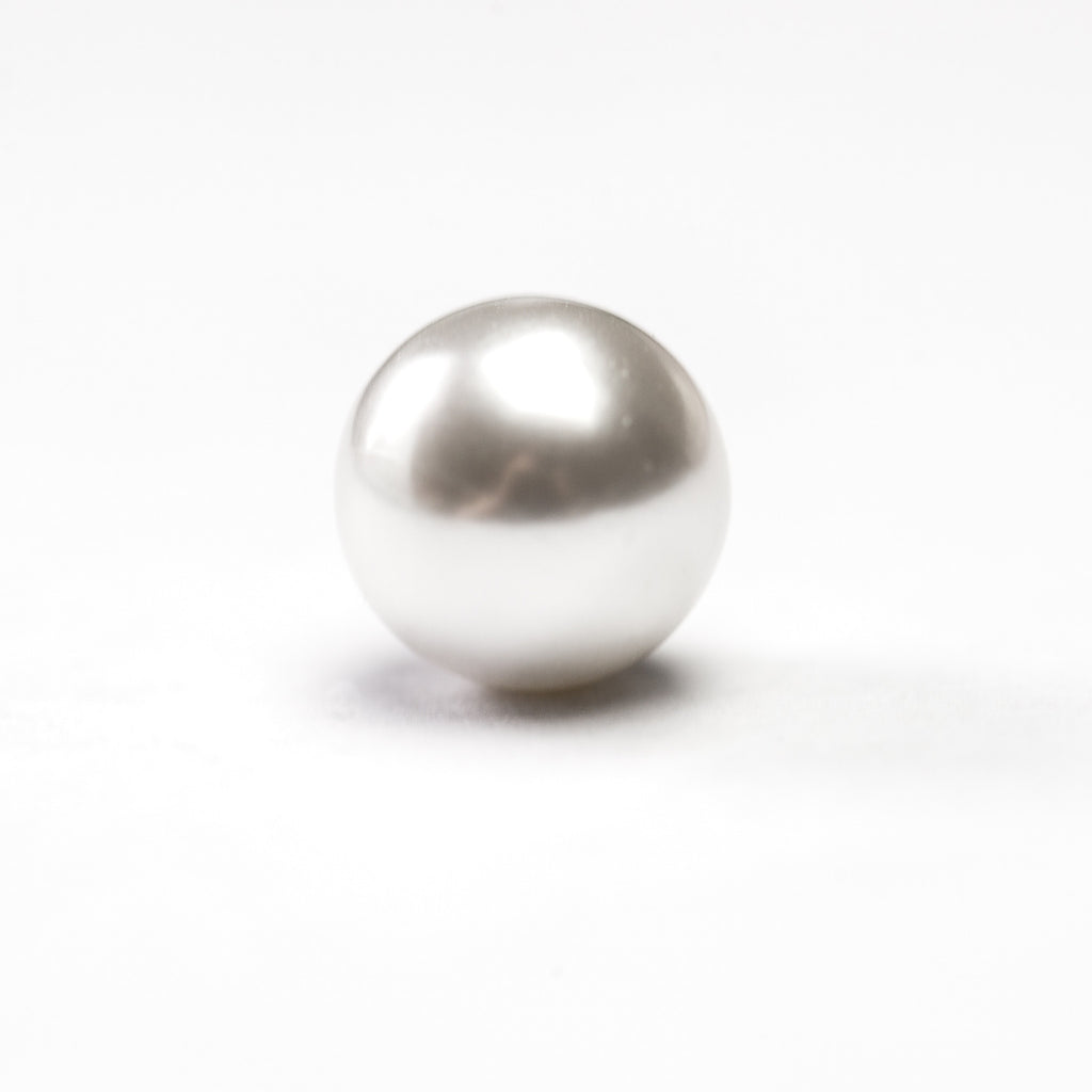 10MM One Hole White Pearl Ball (288 pieces)
