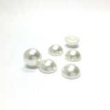 4.5MM White Pearl Half Ball Cab  (2880 pieces)