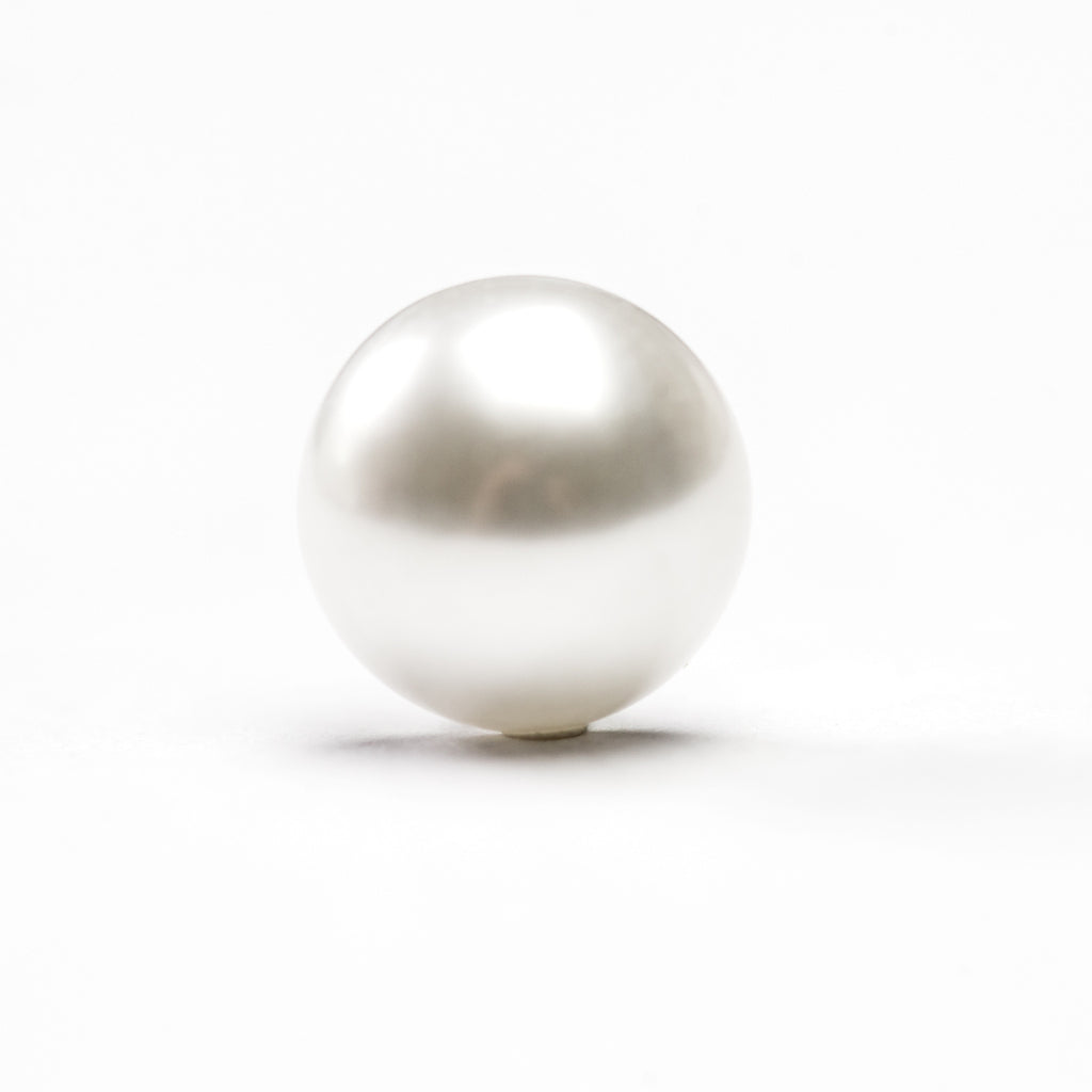 6MM White Pearl No Hole Ball (1440 pieces)