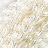 3X6MM Crystal Iris Beads 60" (6 strands)