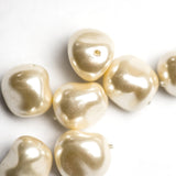 12MM Fancy Cultura Glass Pearl Bead (12 pieces)