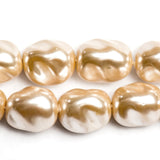 13MM Fancy Cultura Glass Pearl Bead (12 pieces)