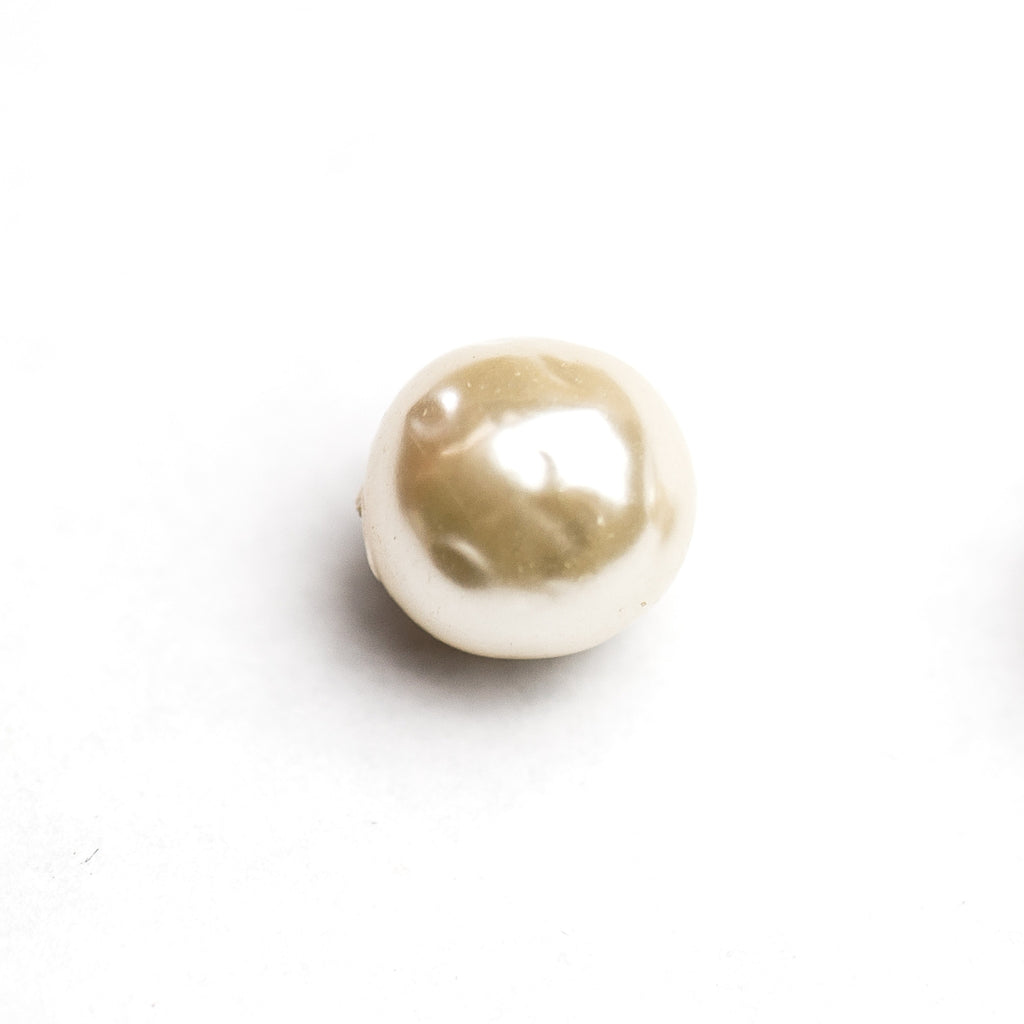 8MM Baroque Glass Pearl 1-Hole Bead (12 pieces)