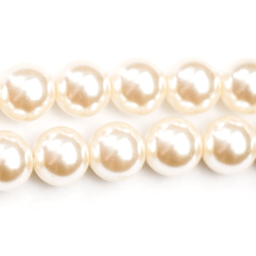 10MM Cultura Glass Pearl Bead 16" (2 pieces)