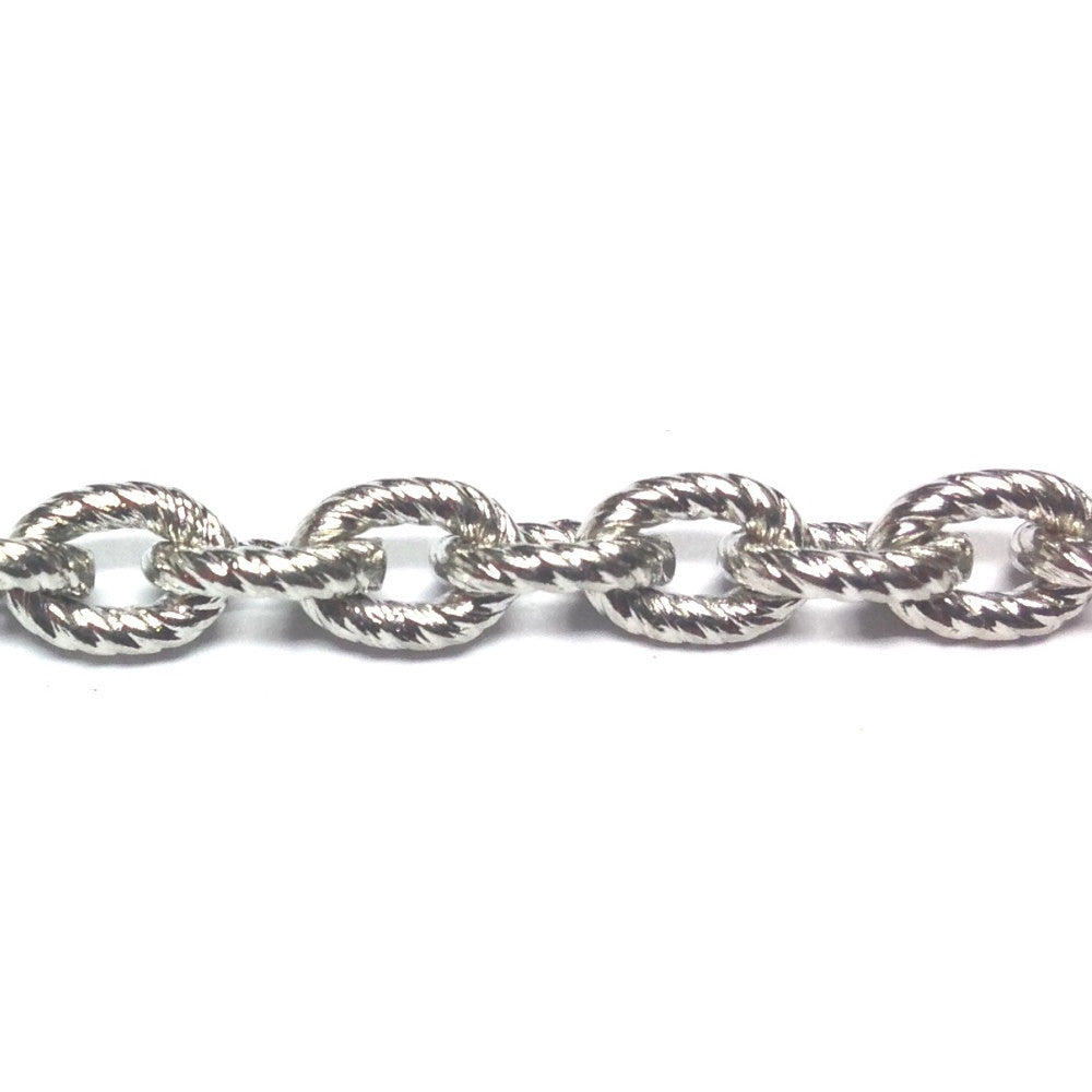 Silver Tone Plated Chain Steel Single Cable (1 foot)
