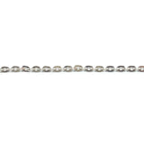 Silver Tone Plated Chain Brass Single Cable (1 foot)