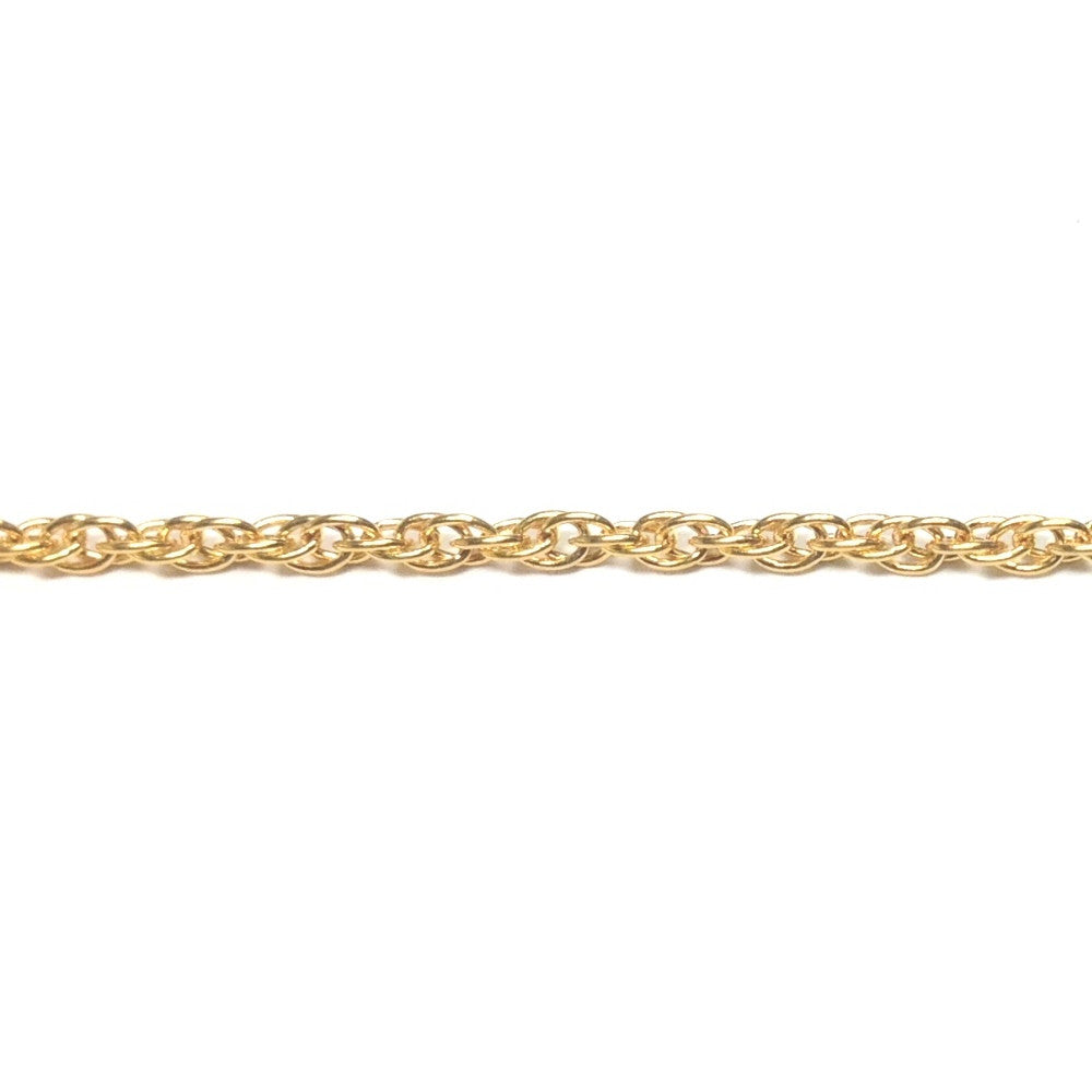 Gold Tone Plated Chain Brass Rope (1 foot)