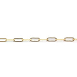 Gold Tone Plated Chain Brass Single Cable (1 foot)